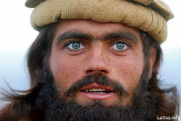 عکس یه مرد افغان با ریش