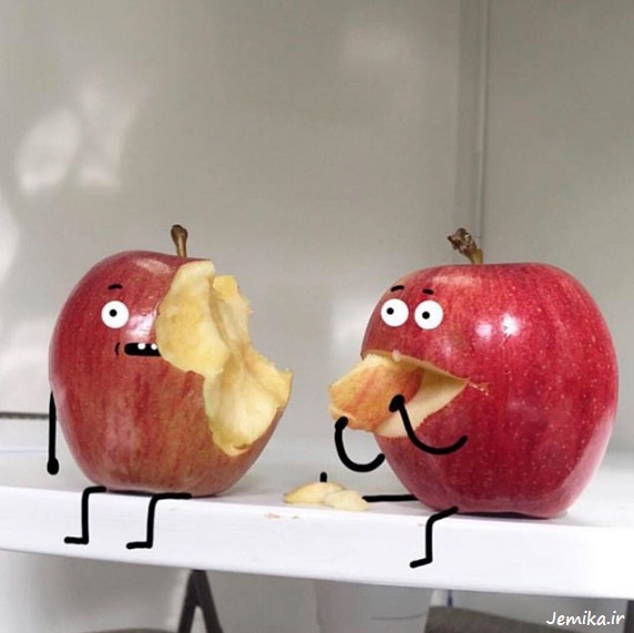 عکس طنز از میوه آرایی