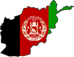 عکس از پرچم زیبای افغانستان